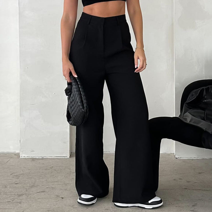 Yolanda® | Pantaloni sartoriali oversize dalla linea svasata