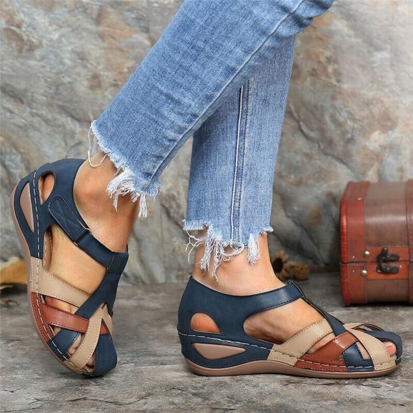 Giacinta® | Sandali con zeppa da donna