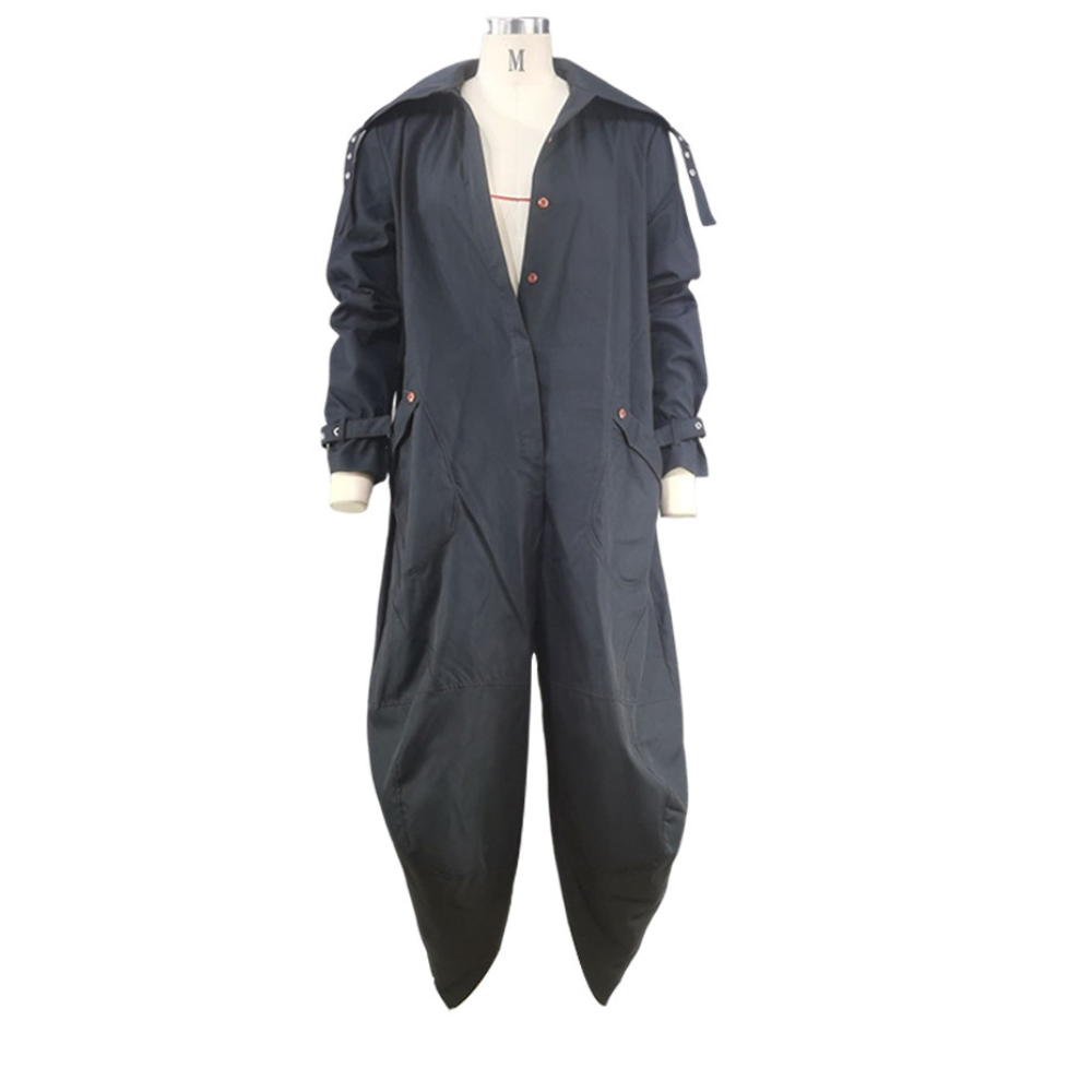 Yoselin® | Cappotto lungo oversize con cappuccio da donna