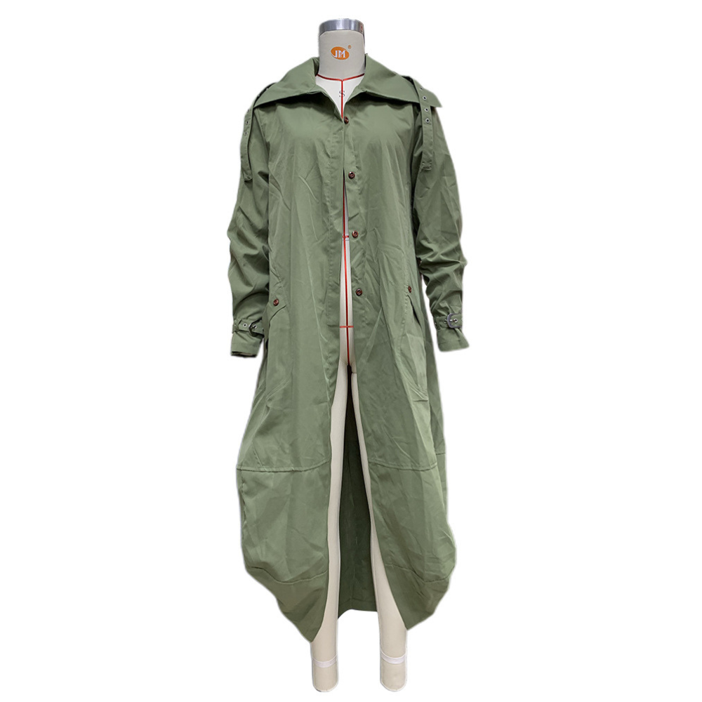 Yoselin® | Cappotto lungo oversize con cappuccio da donna
