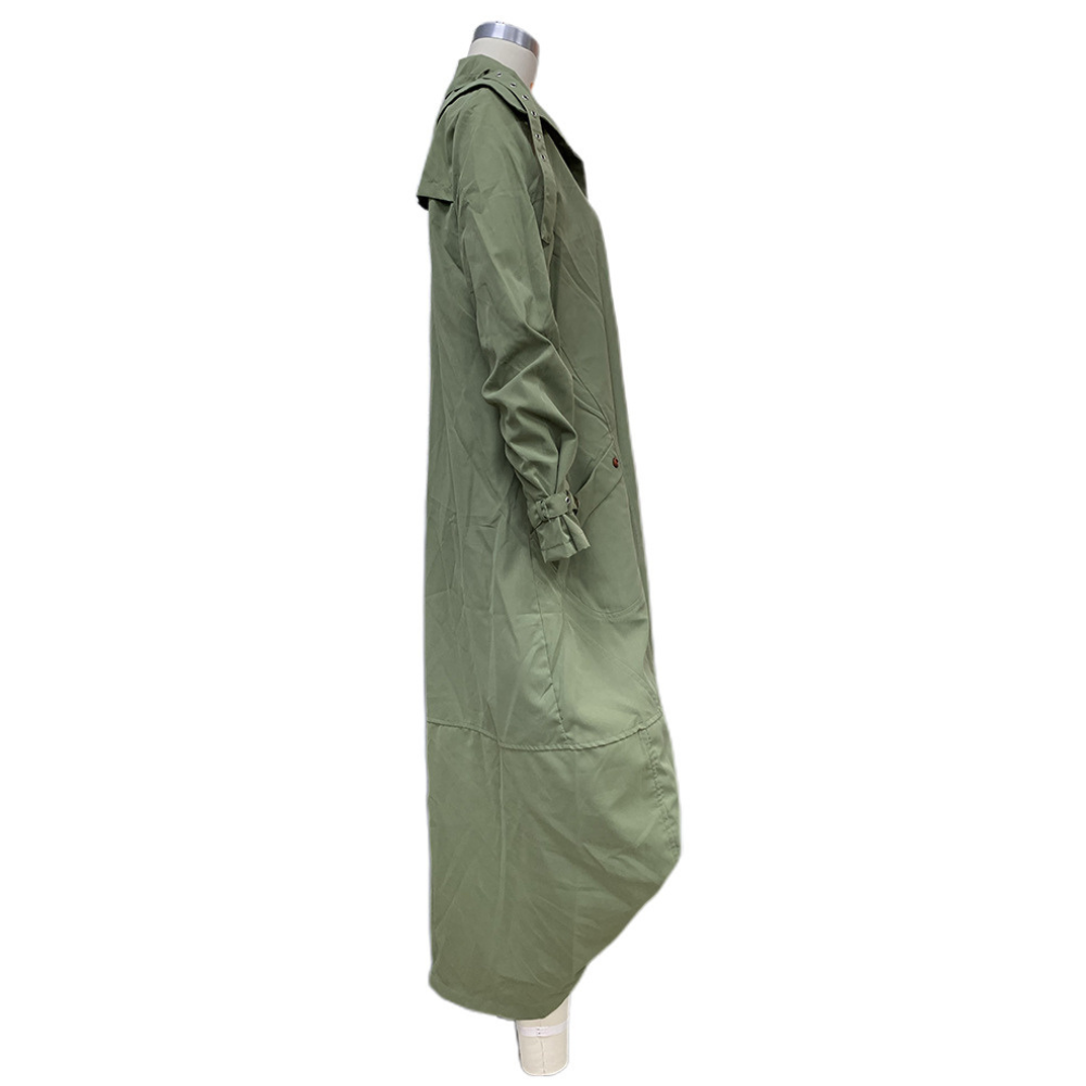 Yoselin® | Cappotto lungo oversize con cappuccio da donna