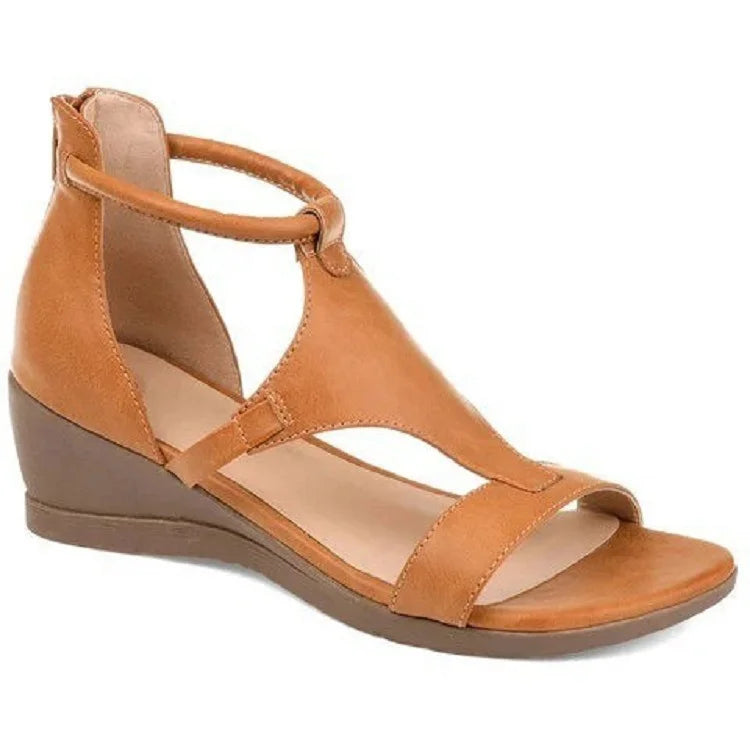 Sheyla - Sandali casual con zeppa da donna
