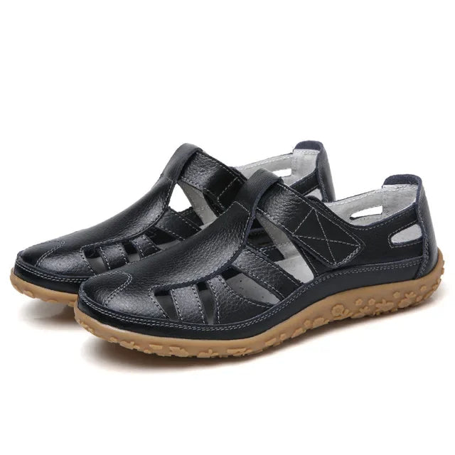 Ester® | Sandali estivi casual in pelle da donna
