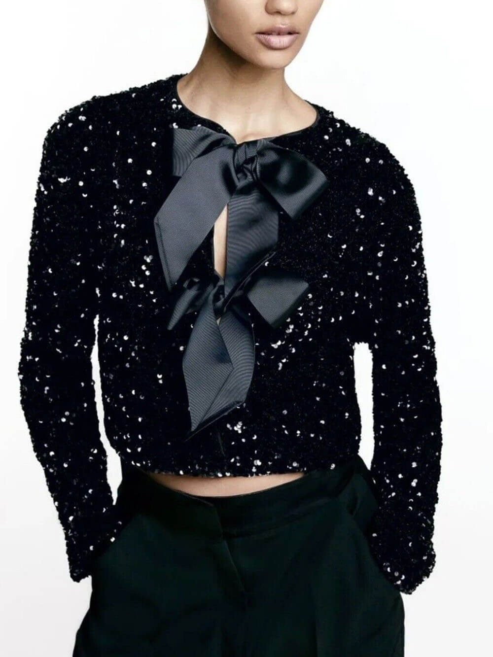 Yvonne® | Giacca glitterata davanti