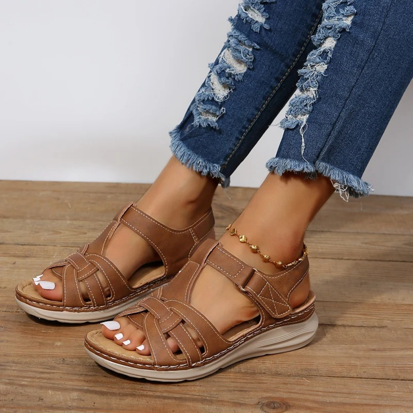 Azucena® | Sandali da donna in pelle scamosciata