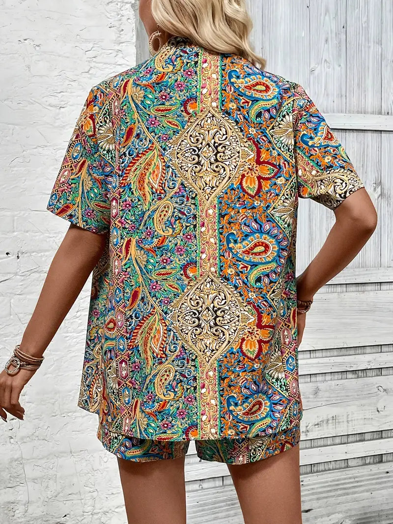 Yolanda® | Completo due pezzi con stampa Paisley