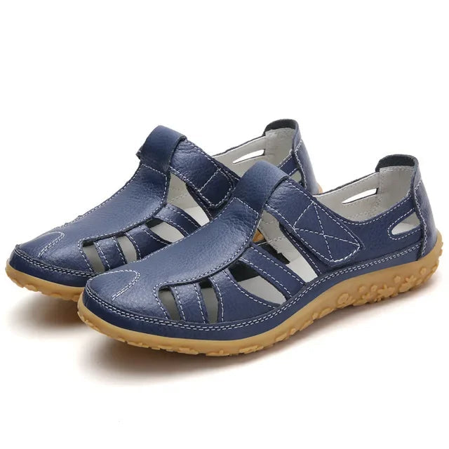 Ester® | Sandali estivi casual in pelle da donna