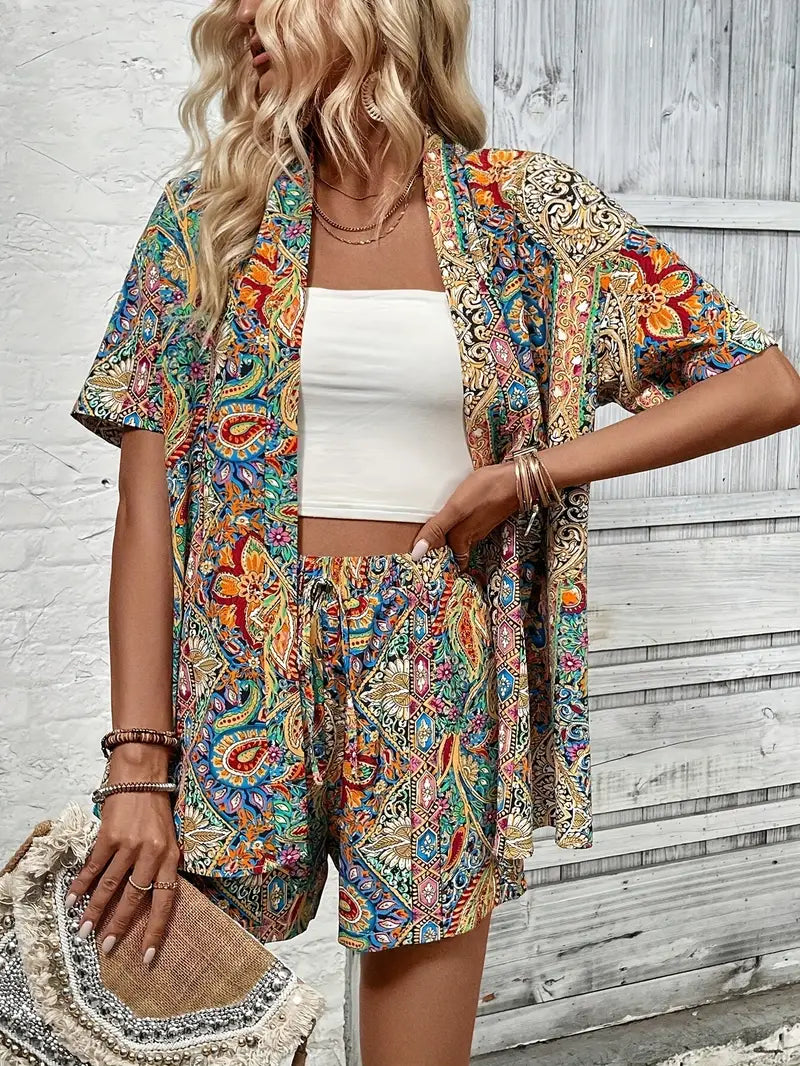 Yolanda® | Completo due pezzi con stampa Paisley