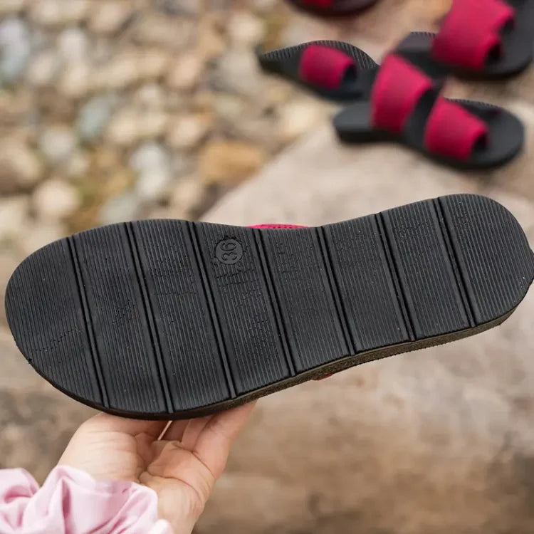 Estefanía® | Sandali con design slip-on in rete traforata