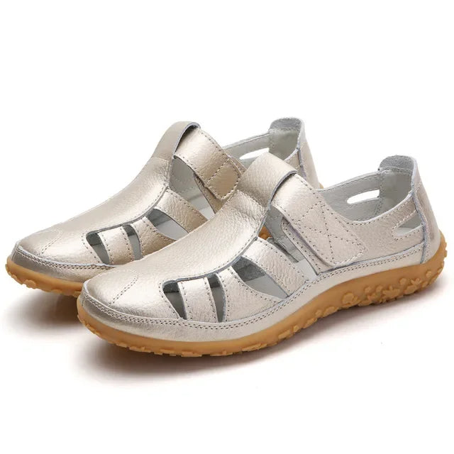 Ester® | Sandali estivi casual in pelle da donna