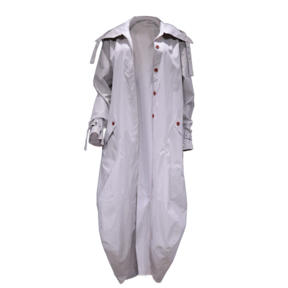 Yoselin® | Cappotto lungo oversize con cappuccio da donna