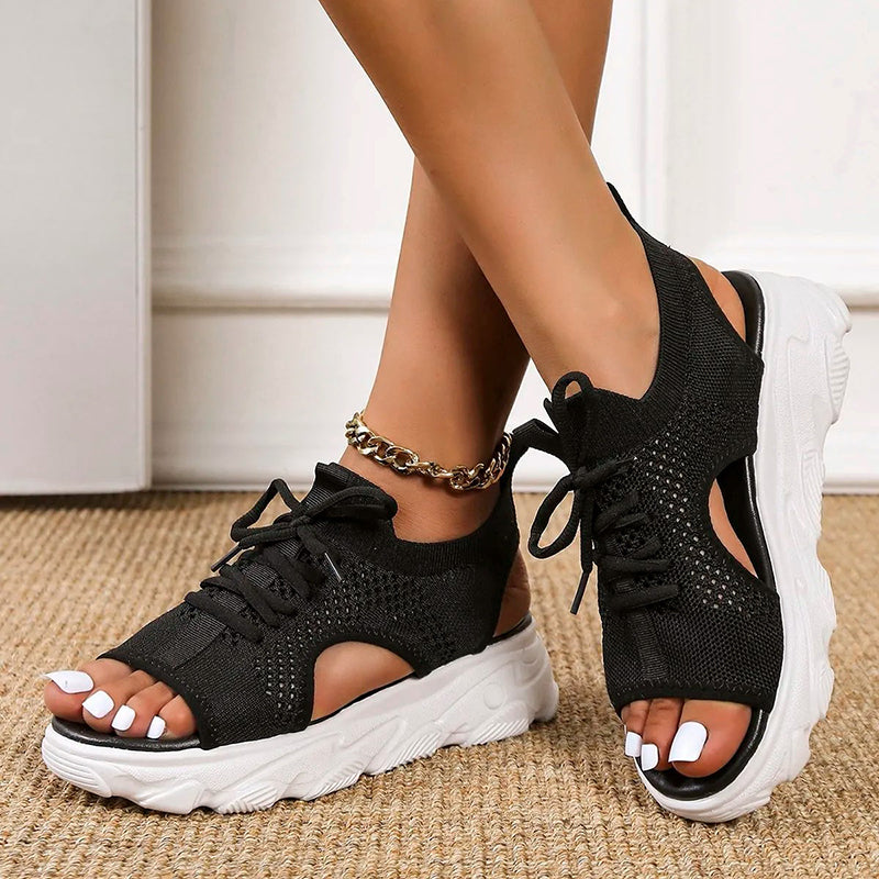Laurene® | Sandali con plateau traspiranti