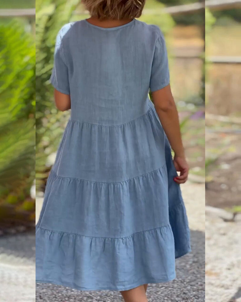 Zulema® | Abito in cotone e lino
