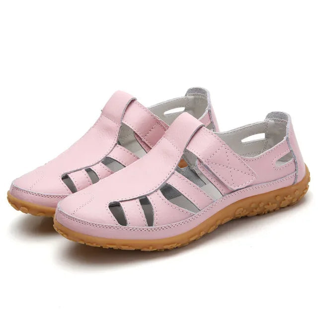Ester® | Sandali estivi casual in pelle da donna