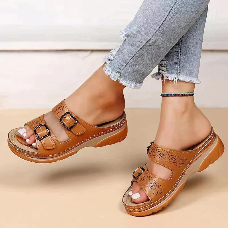 Praxedys® | Sandali in pelle da donna