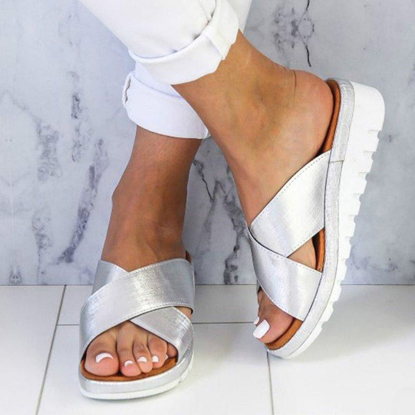 Eliana® | Sandali da donna con cinturini incrociati
