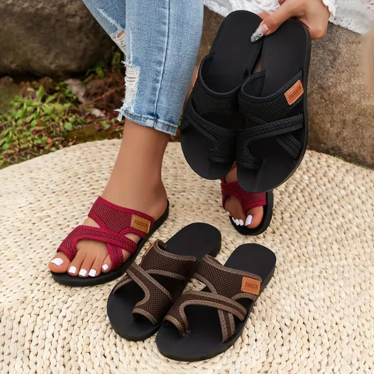 Estefanía® | Sandali con design slip-on in rete traforata