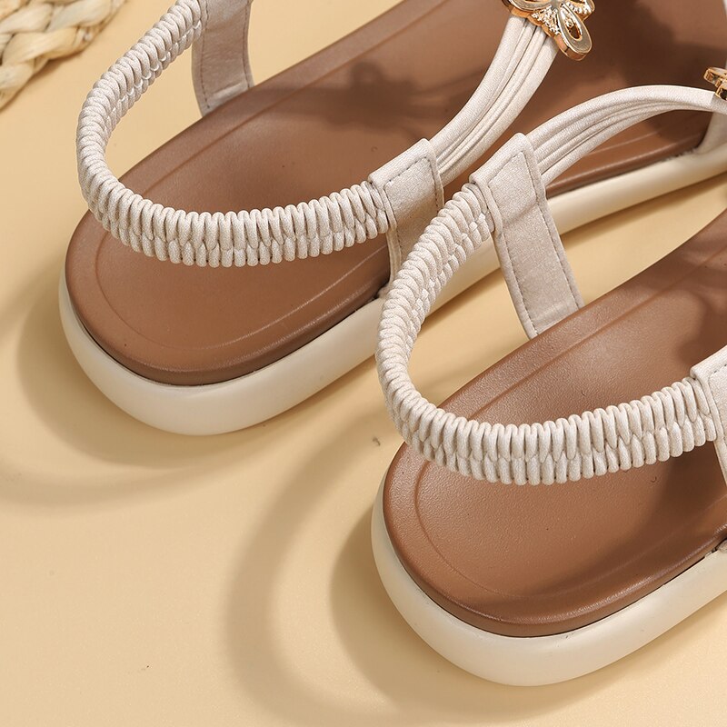 Camille® | Sandali piatti di ispirazione bohémien