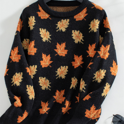 Zadie® | Maglione con foglie autunnali