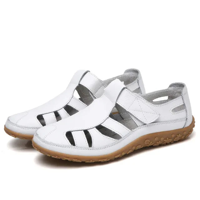Ester® | Sandali estivi casual in pelle da donna