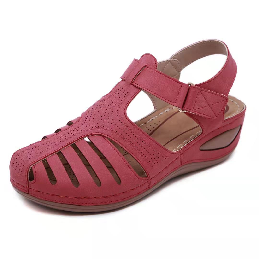 Ambar® | Sandali ortopedici in pelle stile vintage