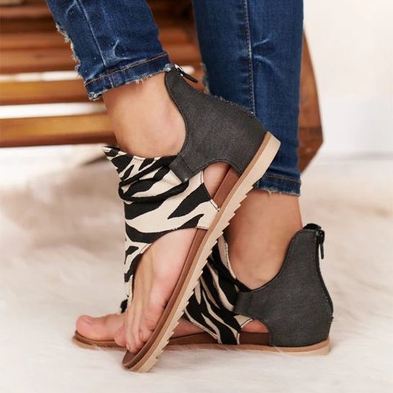 Casandra® | Sandali Boho con stampa animalier