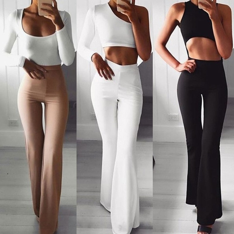 Zafferano® | Pantaloni eleganti a vita alta da donna