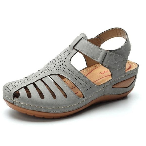 Ambar® | Sandali ortopedici in pelle stile vintage