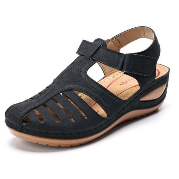 Ambar® | Sandali ortopedici in pelle stile vintage