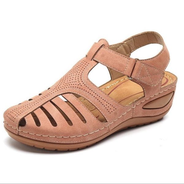 Ambar® | Sandali ortopedici in pelle stile vintage