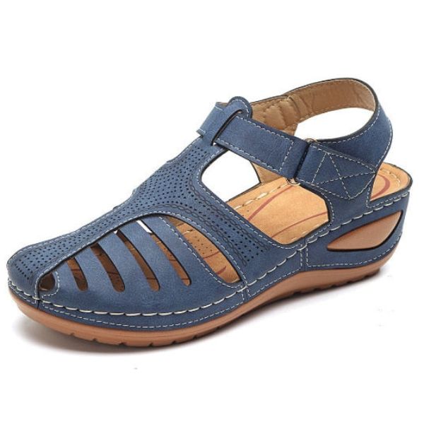 Ambar® | Sandali ortopedici in pelle stile vintage