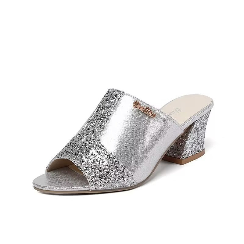 Luz® | Sandali femminili con scintillanti paillettes