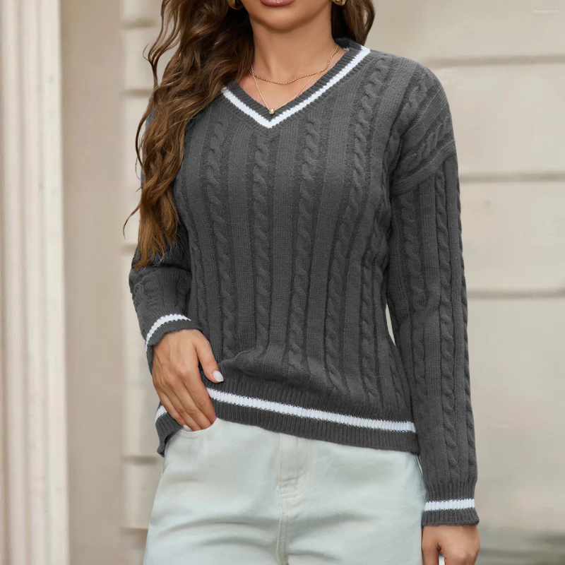 Yolanda® | Maglia con scollo a V a maniche lunghe