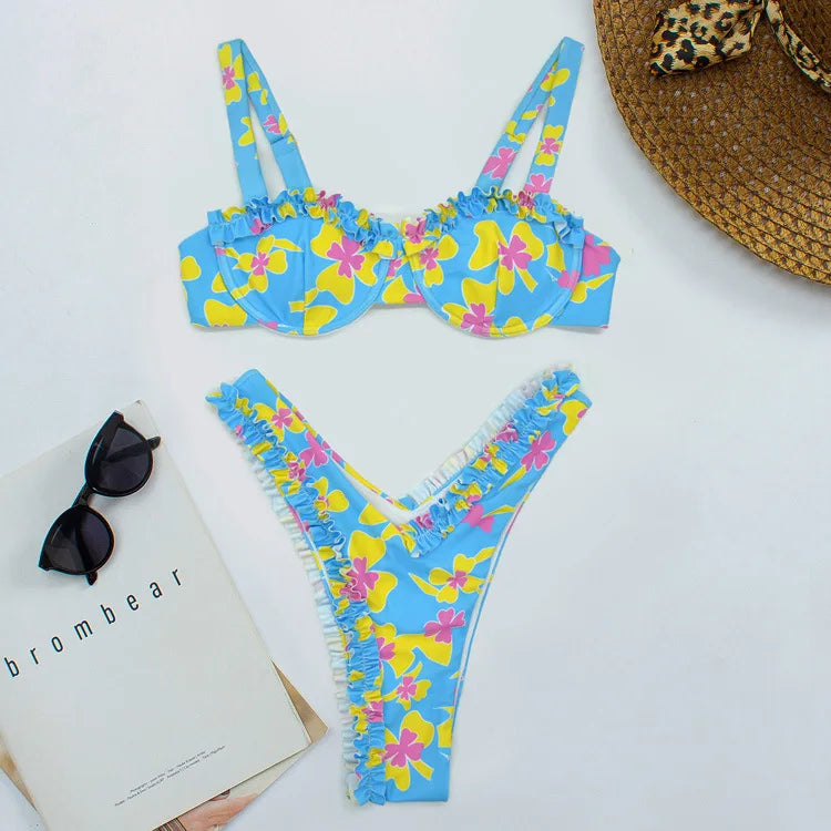 Daria® | Bikini carino con dettagli volant
