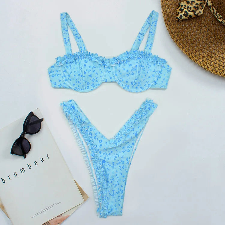 Daria® | Bikini carino con dettagli volant