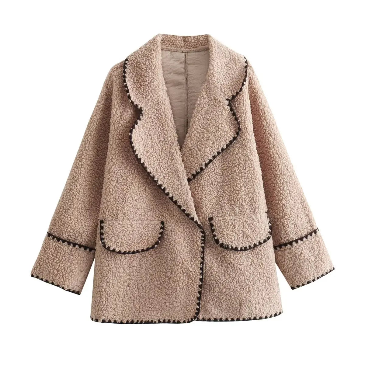 Yoselin® | Giacca teddy oversize dalla vestibilità rilassata da donna in inverno