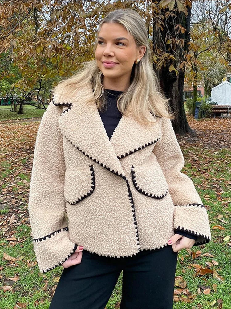 Yoselin® | Giacca teddy oversize dalla vestibilità rilassata da donna in inverno