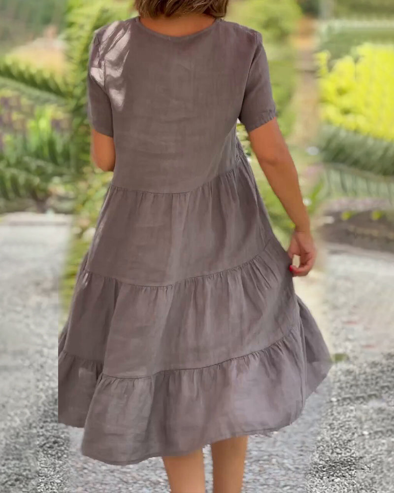 Zulema® | Abito in cotone e lino
