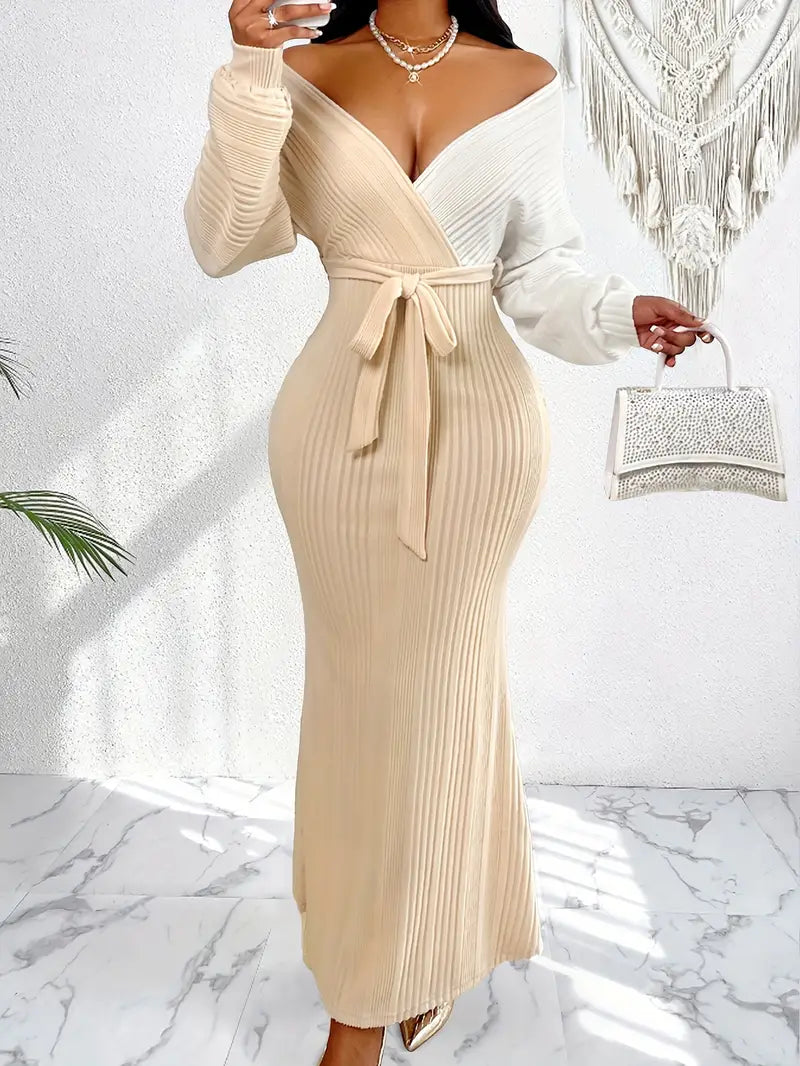 Zulema® | Abito lungo elegante con maniche lunghe