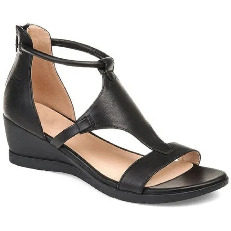 Sheyla - Sandali casual con zeppa da donna