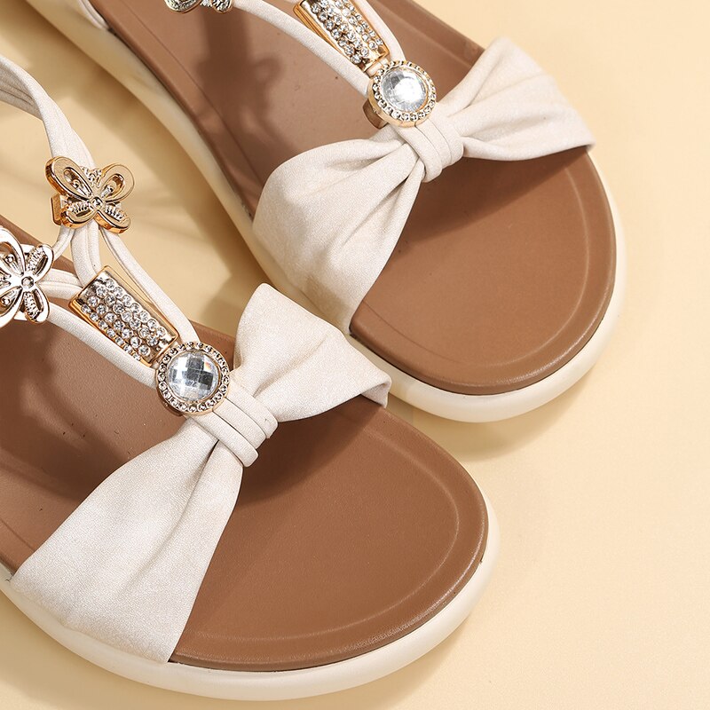 Camille® | Sandali piatti di ispirazione bohémien