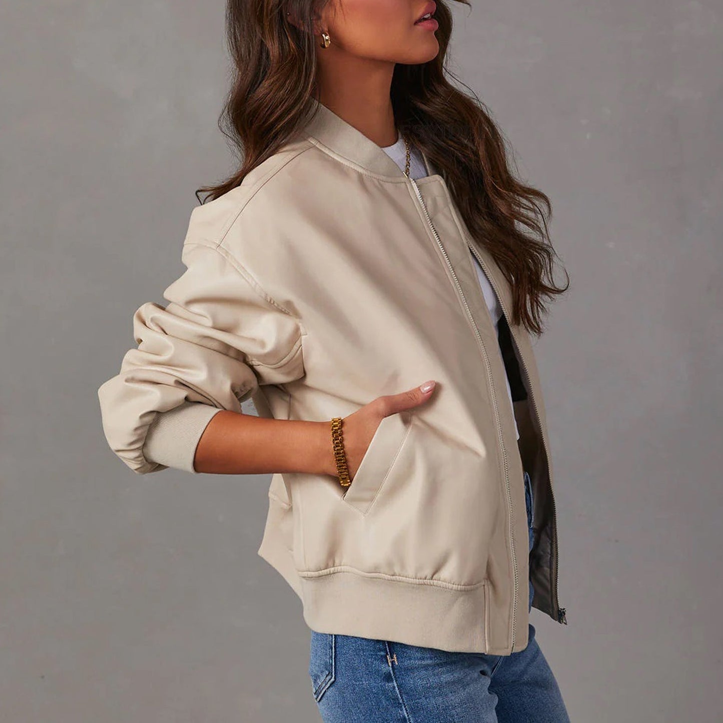 Yris® | Giacca da baseball in pelle