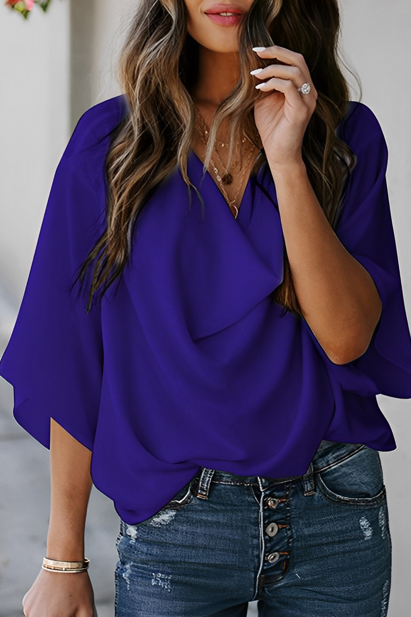 Zahira® | Camicetta estiva casual in chiffon