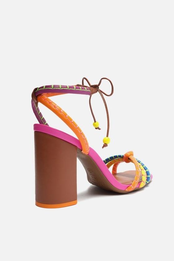 Magaly® | Sandali con tacco e cinturino annodato