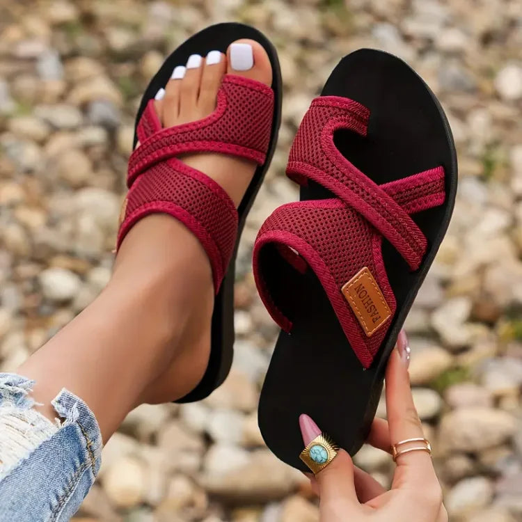 Estefanía® | Sandali con design slip-on in rete traforata