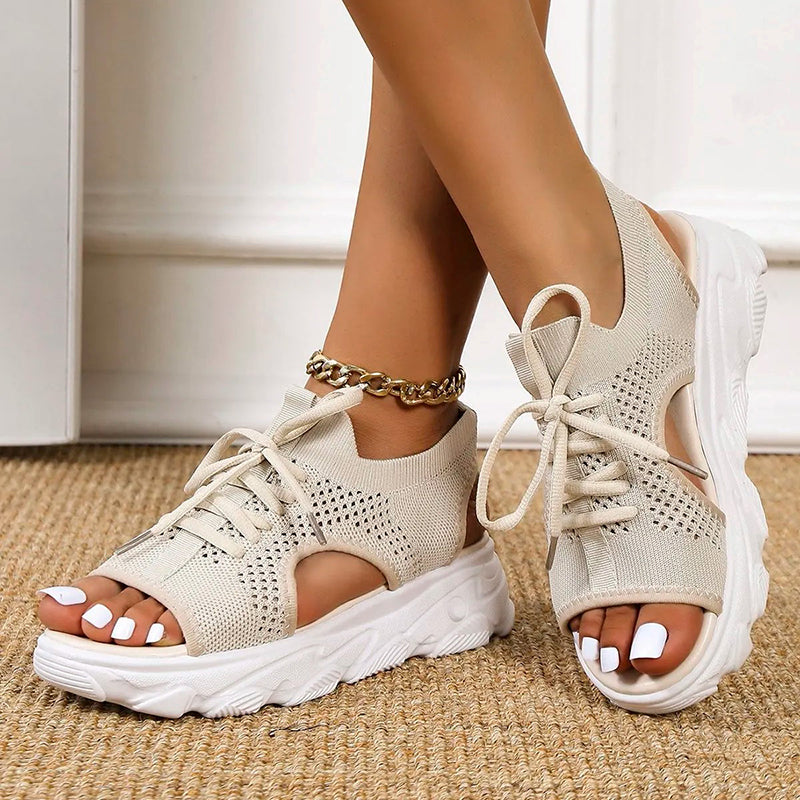 Laurene® | Sandali con plateau traspiranti