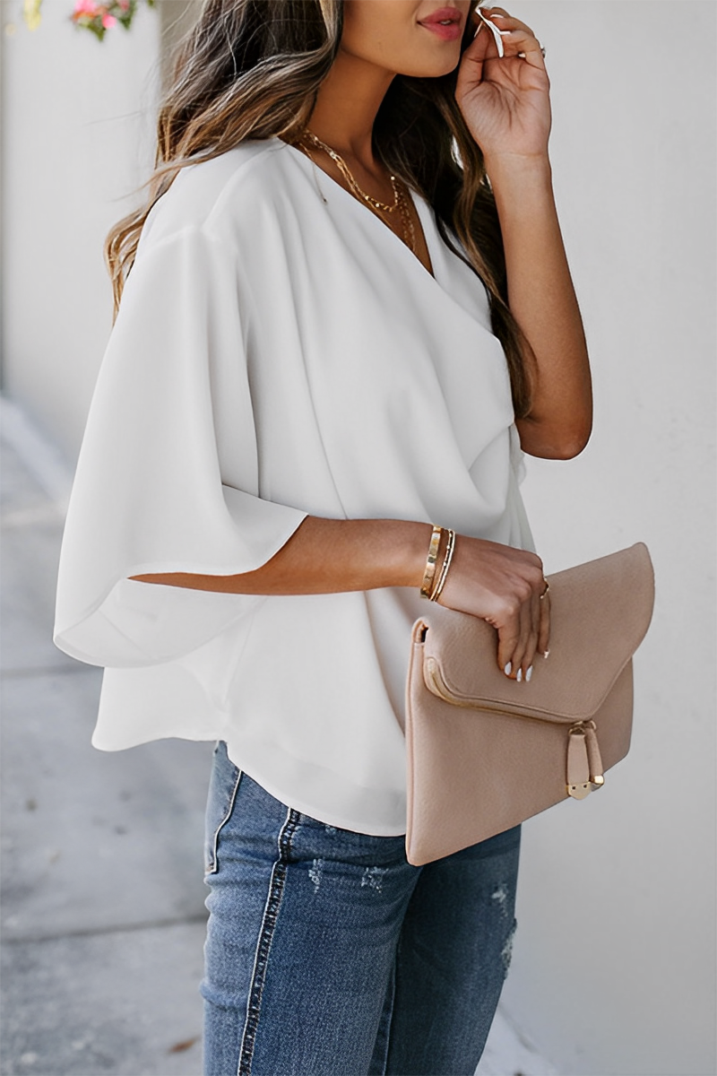 Zahira® | Camicetta estiva casual in chiffon