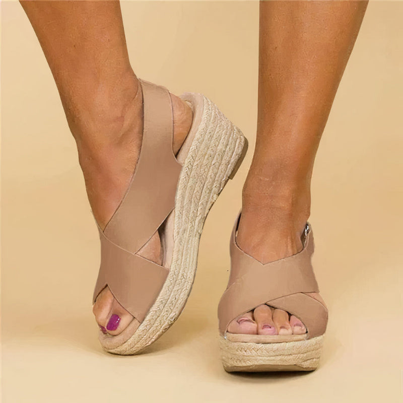 Aura® | Sandali con zeppa comfort per l'estate