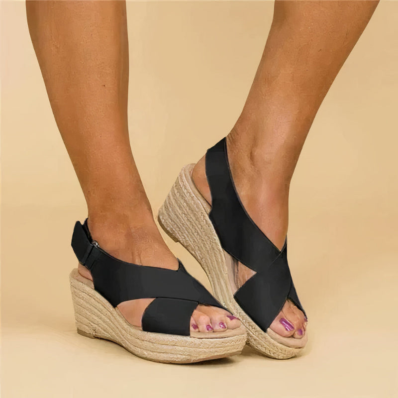 Aura® | Sandali con zeppa comfort per l'estate