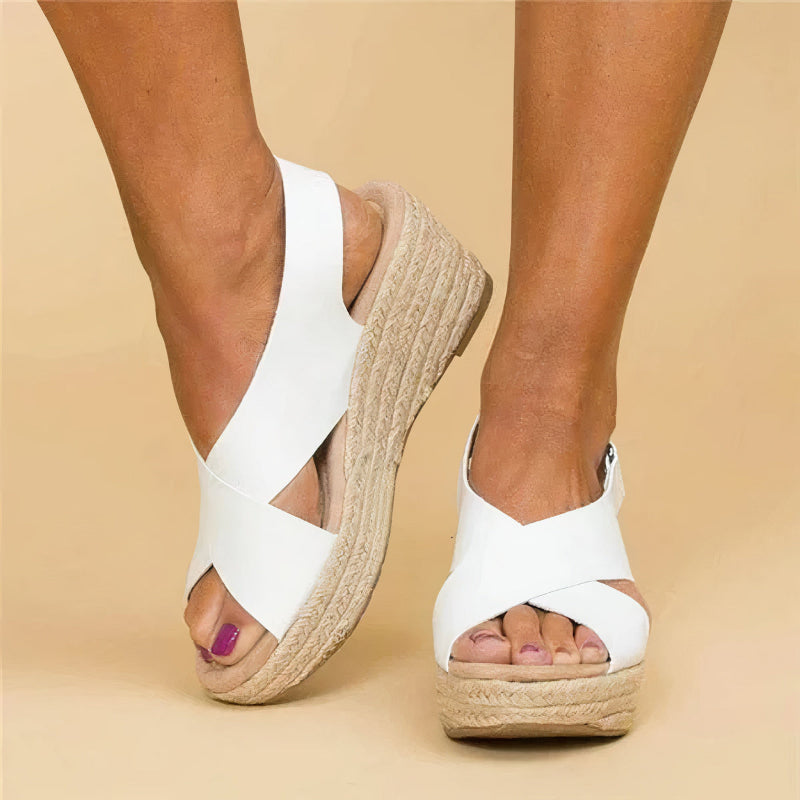 Aura® | Sandali con zeppa comfort per l'estate